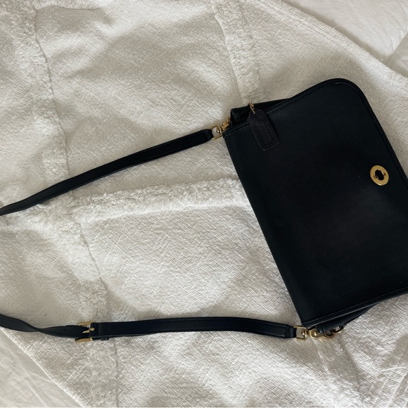 Vintage Coach Black Pocket Purse - Picture 5 of 8